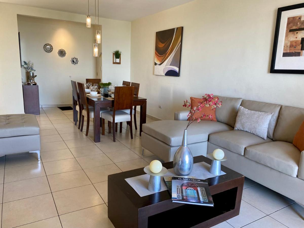 Beautiful Apartment, Terrace With Incredible View, 3 Bdr, Escalon, Exclusive, Secure San Salvador Zewnętrze zdjęcie