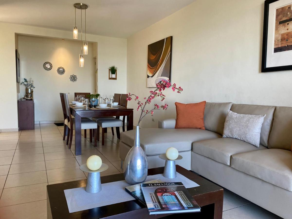 Beautiful Apartment, Terrace With Incredible View, 3 Bdr, Escalon, Exclusive, Secure San Salvador Zewnętrze zdjęcie